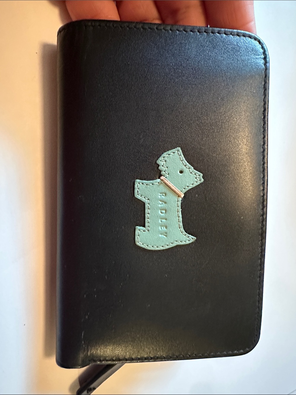 RADLEY LONDON Black Wallet with Mint Dog Motif - Picture 9 of 10